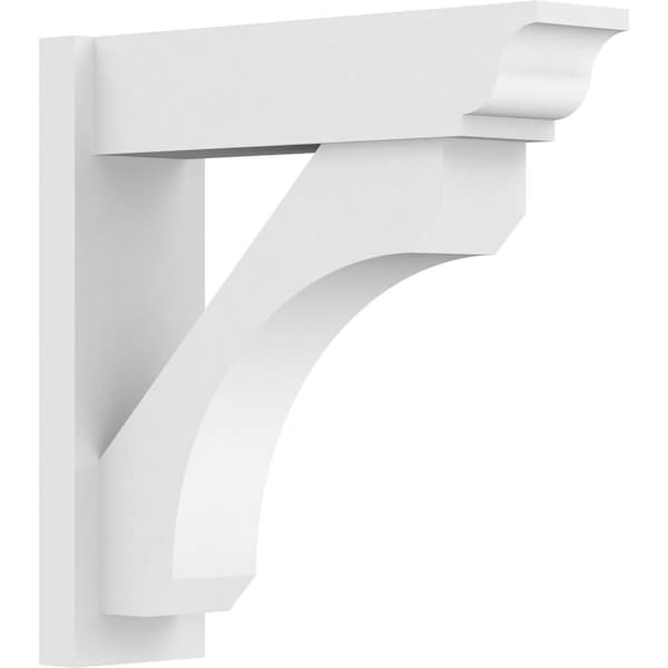 Ekena Millwork Legacy Architectural Grade PVC Outlooker with Traditional Ends, 7"W X 24"D X 24"H OUTP07X24X24LEC01 - main
